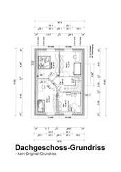 Dachgeschoss-Grundriss