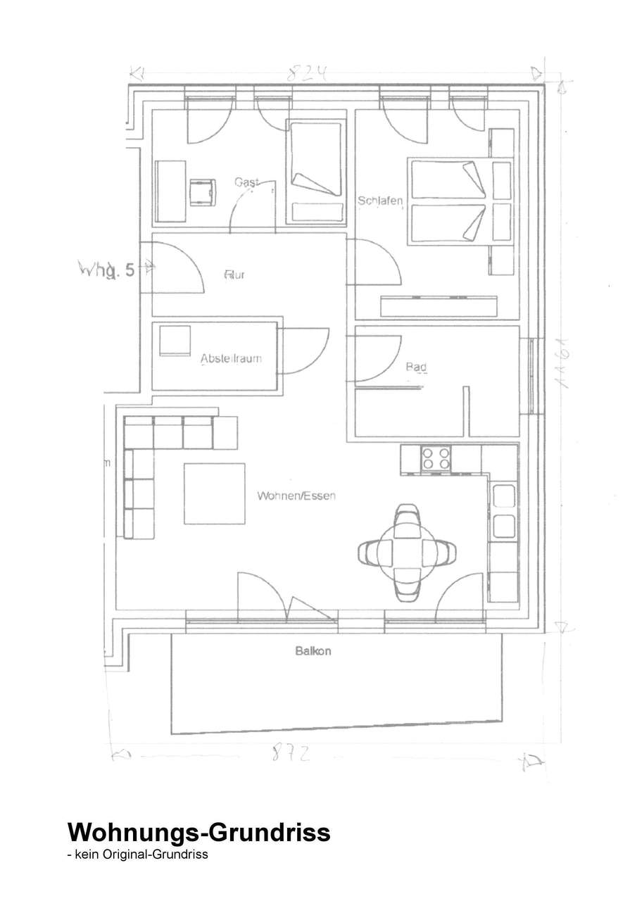 Wohnungs-Grundriss Wohnungs-Grundriss