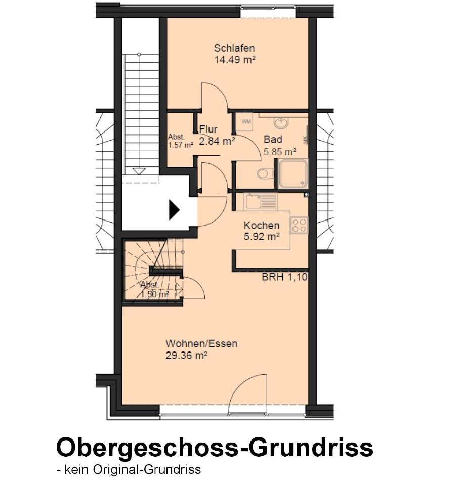Obergeschoss-Grundriss