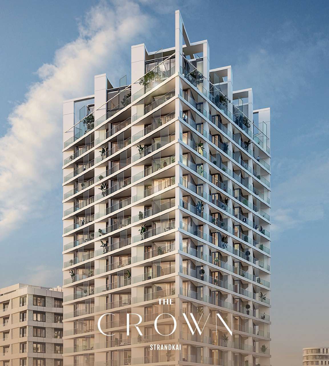 2-Zimmer-NEUBAU-Wohnung mit direktem Elbblick - The Crown - 