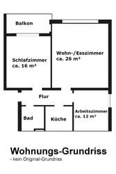 Wohnungs-Grundriss