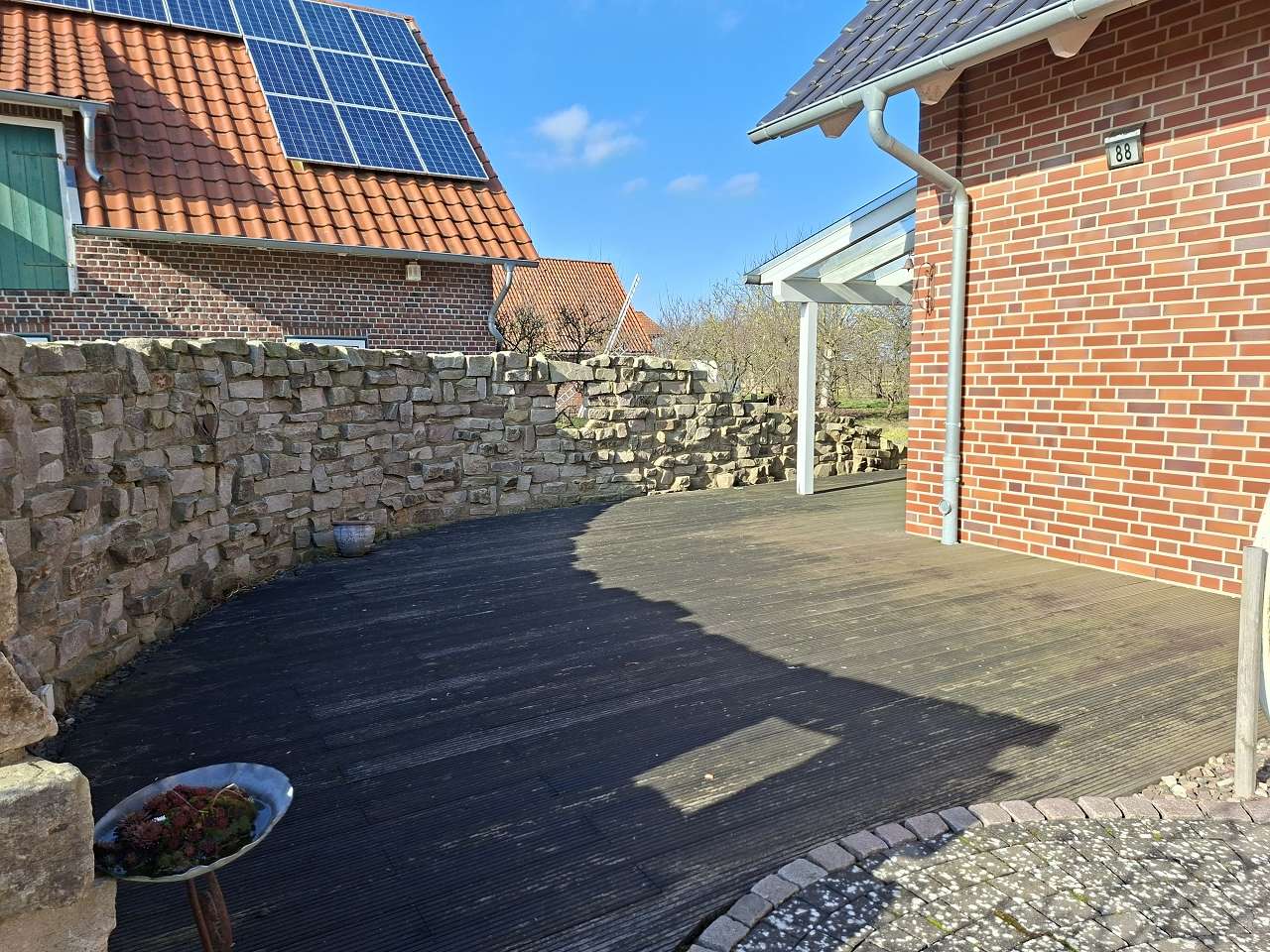 Süd-/West-Terrasse 