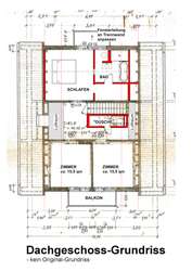 Dachgeschoss-Grundriss Dachgeschoss-Grundriss