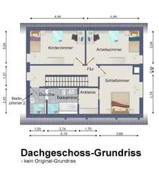 Dachgeschoss-Grundriss Dachgeschoss-Grundriss
