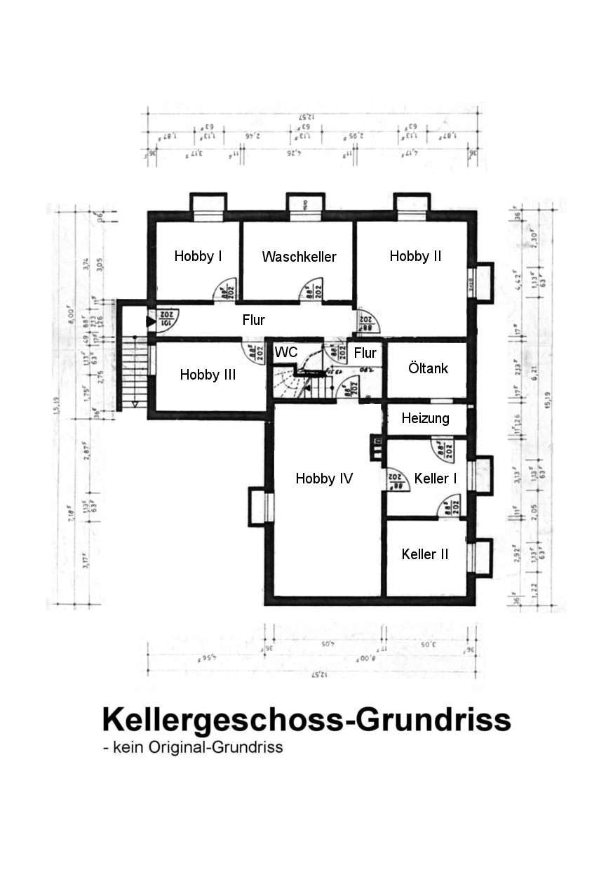 Kellergeschossflur