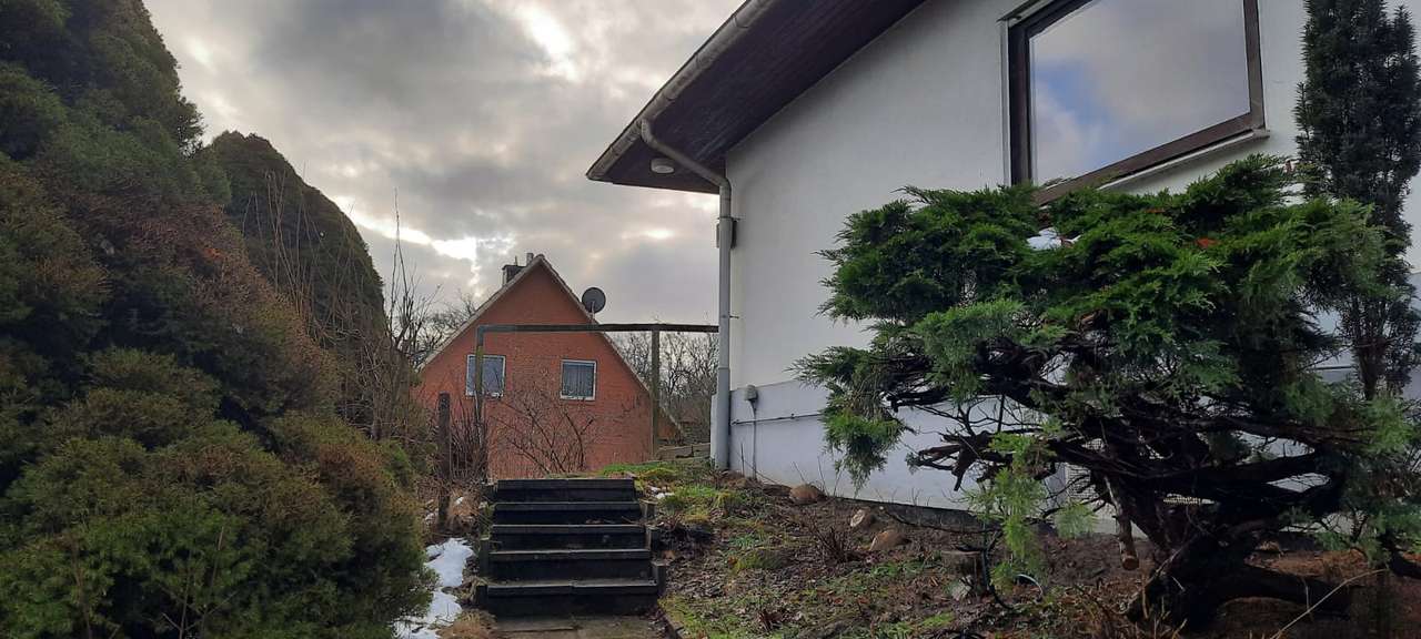 Treppe zum Eingang