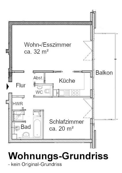 Wohnungs-Grundriss