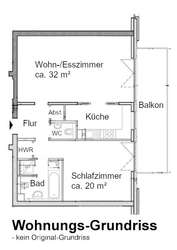 Wohnungs-Grundriss
