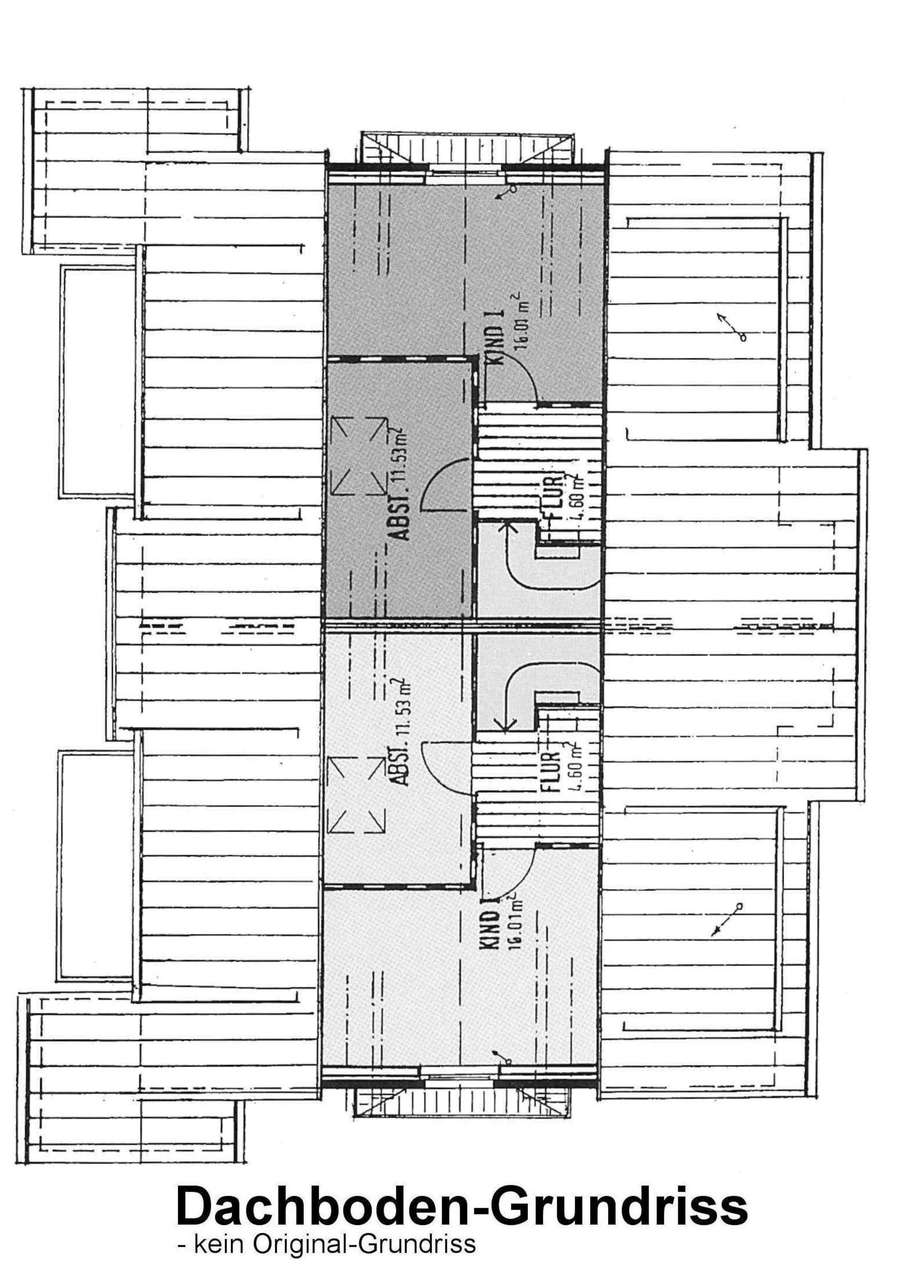 Dachboden-Grundriss